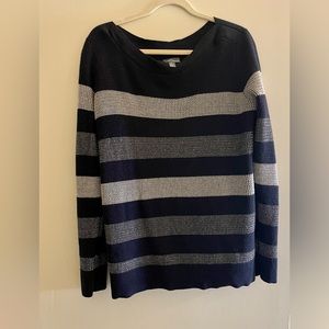 Market & Spruce sweater blue and grey Sz XL